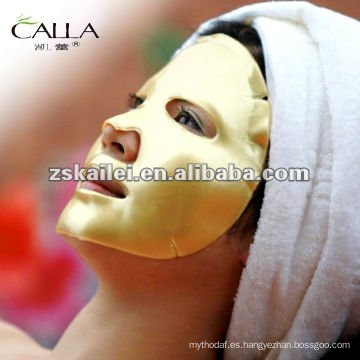 SGS probó antiarrugas Nano Gold Crystal Mascarilla facial Mascarilla facial de oro de 24 quilates